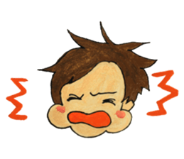 chubby cheeks sticker #4162384