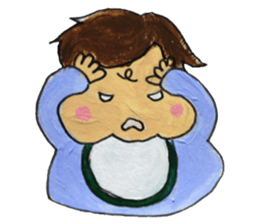 chubby cheeks sticker #4162388