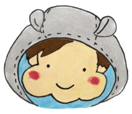 chubby cheeks sticker #4162390