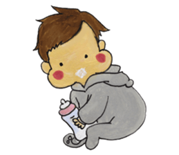 chubby cheeks sticker #4162391