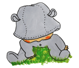 chubby cheeks sticker #4162392