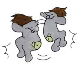 chubby cheeks sticker #4162395