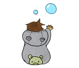 chubby cheeks sticker #4162398