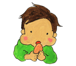 chubby cheeks sticker #4162402