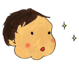 chubby cheeks sticker #4162409