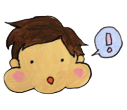 chubby cheeks sticker #4162410