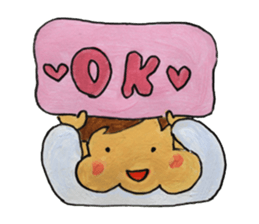 chubby cheeks sticker #4162413