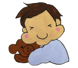 chubby cheeks sticker #4162415