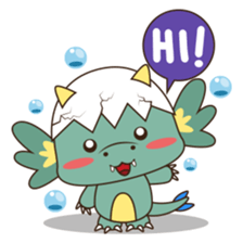 Gon, the water dragon sticker #4162880