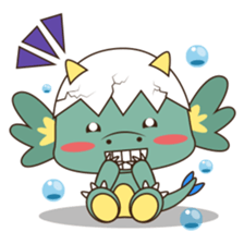 Gon, the water dragon sticker #4162885