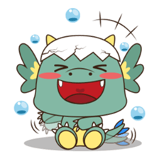 Gon, the water dragon sticker #4162886