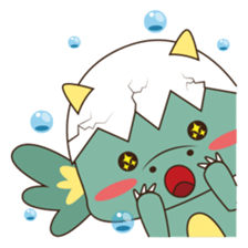 Gon, the water dragon sticker #4162888