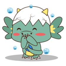 Gon, the water dragon sticker #4162889
