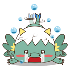 Gon, the water dragon sticker #4162890