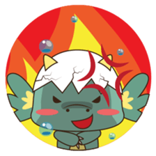 Gon, the water dragon sticker #4162891