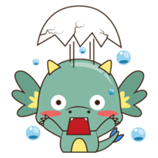 Gon, the water dragon sticker #4162893
