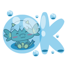 Gon, the water dragon sticker #4162896