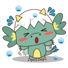 Gon, the water dragon sticker #4162897