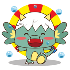 Gon, the water dragon sticker #4162898