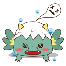 Gon, the water dragon sticker #4162901