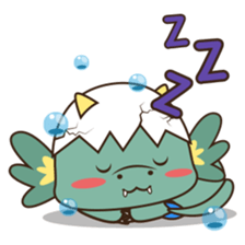 Gon, the water dragon sticker #4162902