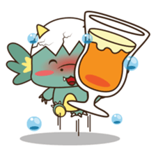 Gon, the water dragon sticker #4162907