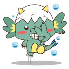 Gon, the water dragon sticker #4162911