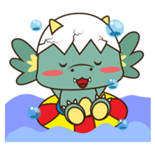 Gon, the water dragon sticker #4162912