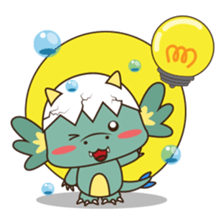Gon, the water dragon sticker #4162916
