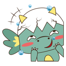 Gon, the water dragon sticker #4162917