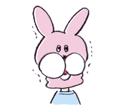 Rabbit boy! sticker #4162967