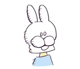 Rabbit boy! sticker #4162969