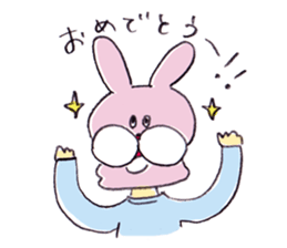 Rabbit boy! sticker #4162975