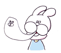 Rabbit boy! sticker #4162984