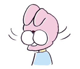 Rabbit boy! sticker #4162986