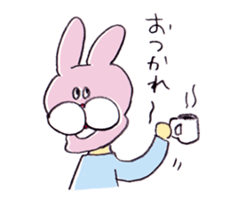 Rabbit boy! sticker #4162994