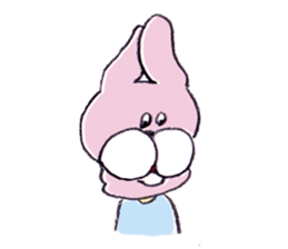 Rabbit boy! sticker #4162997