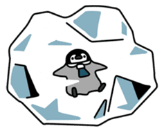 Marine  penguin sticker #4163818
