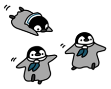 Marine  penguin sticker #4163821