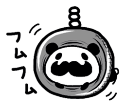 higefusa panda sticker #4164123
