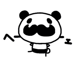 higefusa panda sticker #4164124