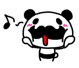 higefusa panda sticker #4164126