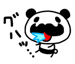 higefusa panda sticker #4164127