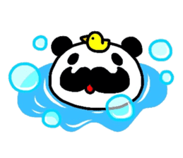 higefusa panda sticker #4164130