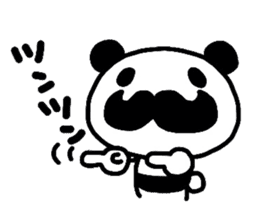 higefusa panda sticker #4164132