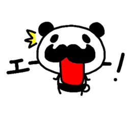 higefusa panda sticker #4164148