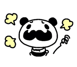 higefusa panda sticker #4164150