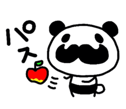higefusa panda sticker #4164158