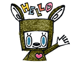 Funny Bunny Shaggy sticker #4164240