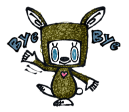 Funny Bunny Shaggy sticker #4164241